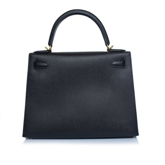 Hermes, Sac Kelly II Sellier 28 Epsom 89 Negro – Hermès, Bolsos de mano, Calfskin (photo 4 of 20)