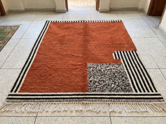 Authentic traditional Moroccan Atlas Beni Ourain Rug 1.5/2.5 m, Aime Té, Rugs & carpets, Wool, Black (photo 4 of 5)