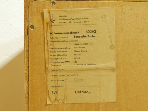 Image 1 of Vintage dressoir/woonkamerkast, jaren 60, Hellerau Möbel, Duitsland