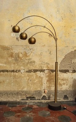 Lampadaire en laiton de Reggiani, 1970