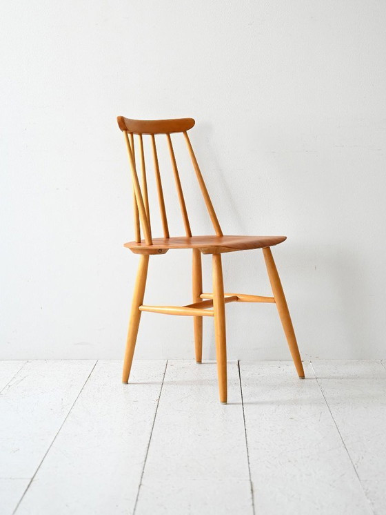 Image 1 of Set di 4 sedie Fanett di Tapiovaara, Edsbyverken 1962