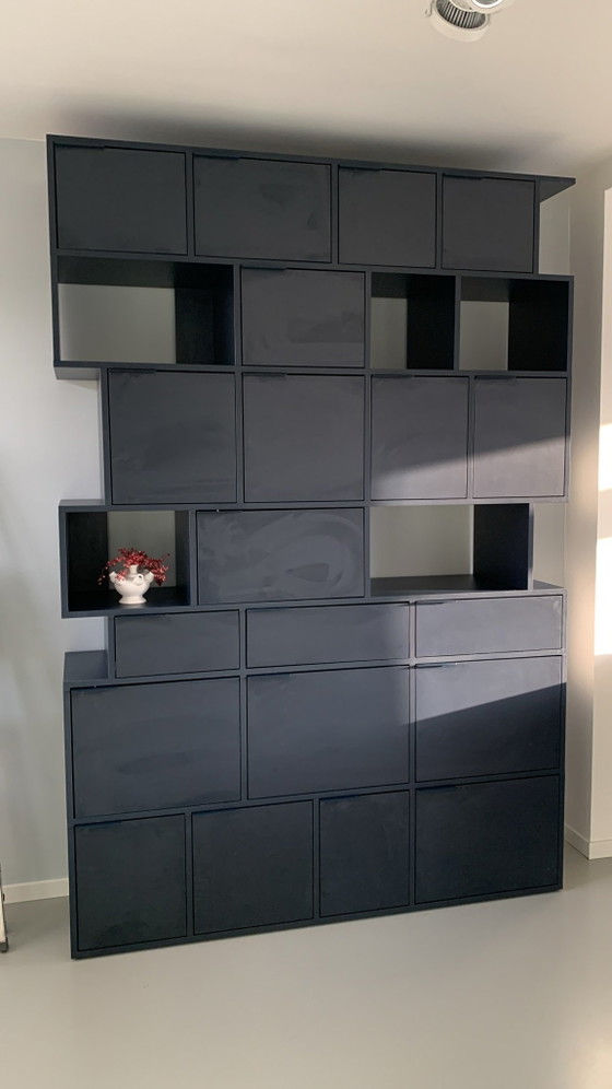 Grote Tylko kast donkerblauw – Boekenkasten, Mdf, Hout (photo 5 of 7)