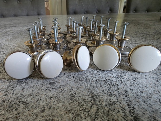 Image 1 of Vintage/retro furniture hardware kitchen cabinet knobs 30 pcs