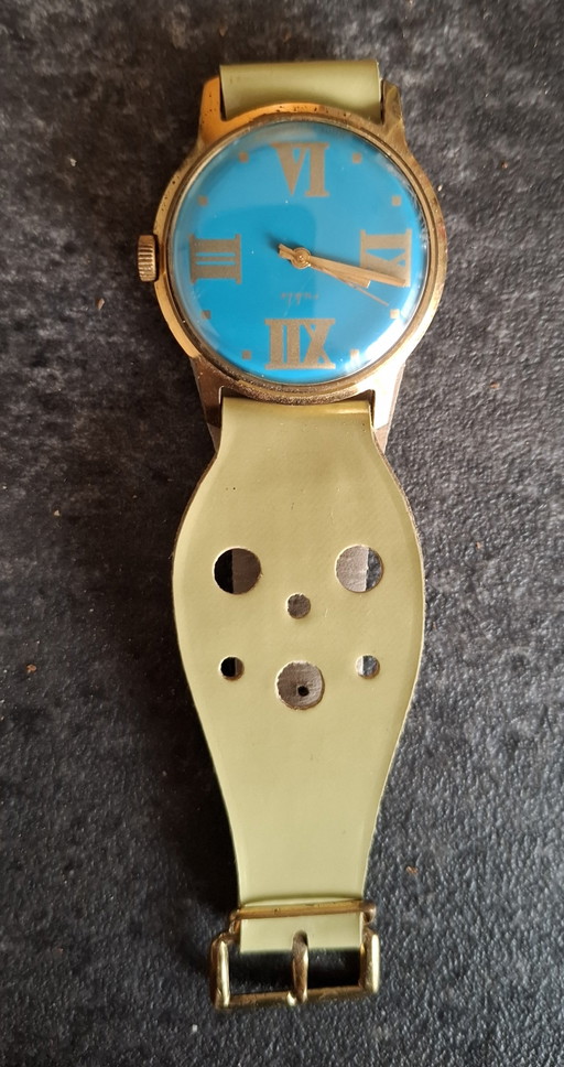 Raro orologio da polso meccanico vintage Ruhla – klokken, Metal, rvs (photo 2 of 5)