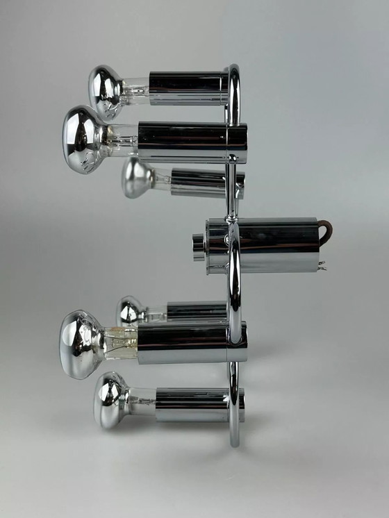 Image 1 of Lámpara de pared o de techo Sputnik de los años 60 y 70 de Cosack Leuchten, cromo