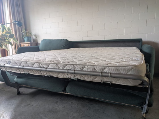 Divano letto 3 posti Bolia con chaise longue e contenitore, lana Sea Green – Divani 3 posti (photo 5 of 7)