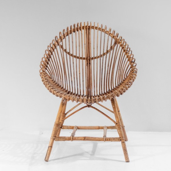 Image 1 of 1x Juego de salón de bambú italiano moderno de mediados de siglo de 1960