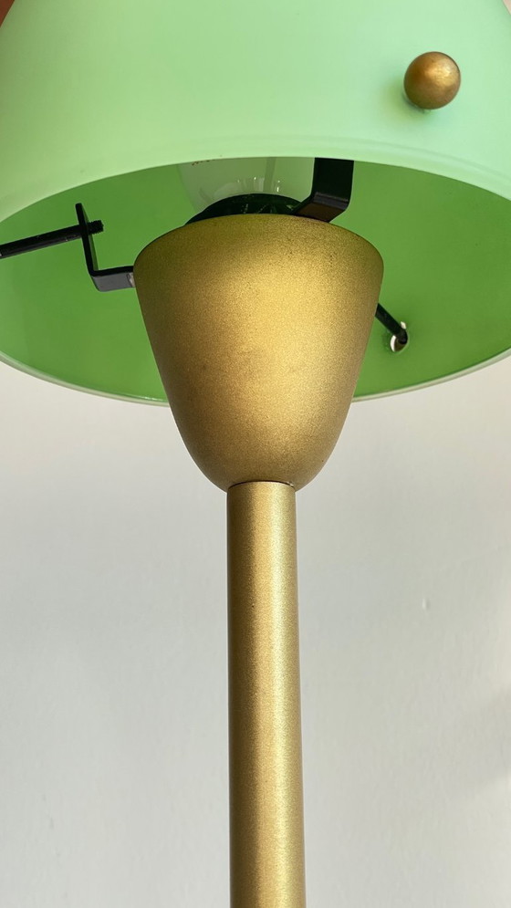 Image 1 of LAMPE SCE Verre Opalin VINTAGE