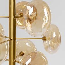 Lampada a sospensione Kare Design Headlight in ottone – 9 sfere di vetro – Lampadari, Glass, Metal (photo 7 of 9)