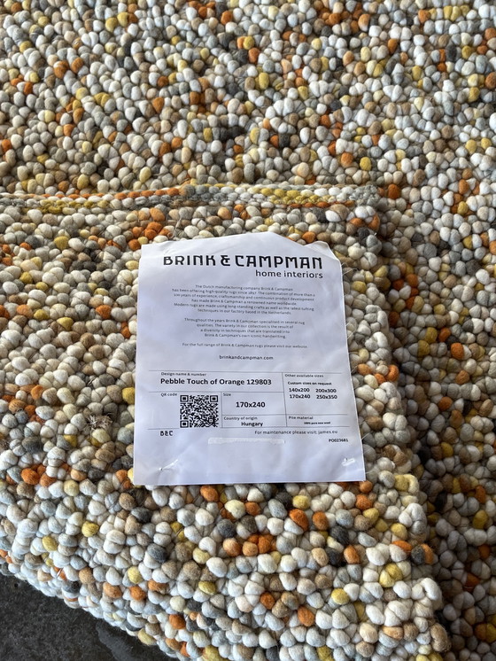Image 1 of Brink en Campman Teppich Pebble Touch of Orange NEU
