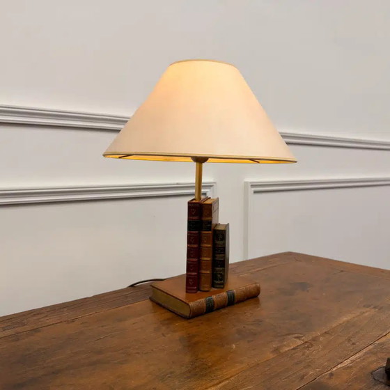 Classic English Books Table Lamp, Desk lamps, Wood (photo 2 of 7)
