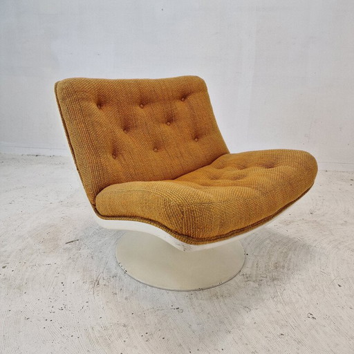 Vintage model 975 fauteuil in wol van Geoffrey Harcourt voor Artifort, 1970