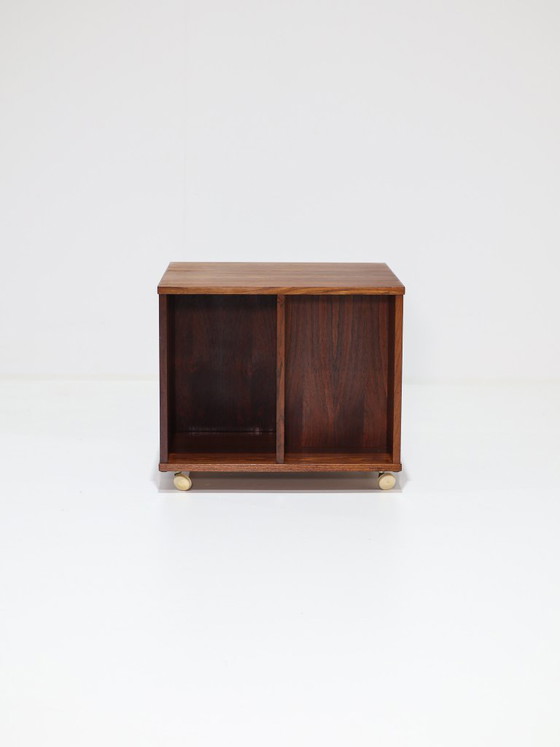 Vitré Cube Cabinet LPs Bücher Palisander Dänisch 1960er Jahre – Bücherregale, Wood (photo 2 of 12)