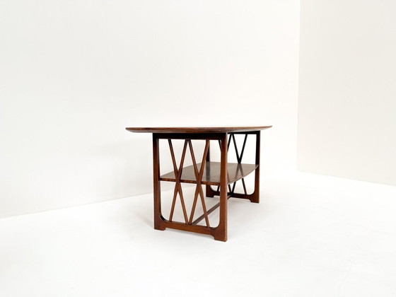 Image 1 of Mid-Century Wooden Coffee Table by A.A. Patijn for Zijlstra Joure, 1950s