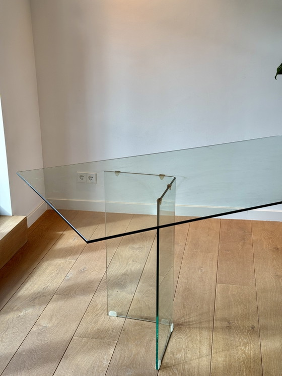 Glass table 200x90cm and 6x white HAY element chairs – Kave Home, Dining set (photo 6 of 7)