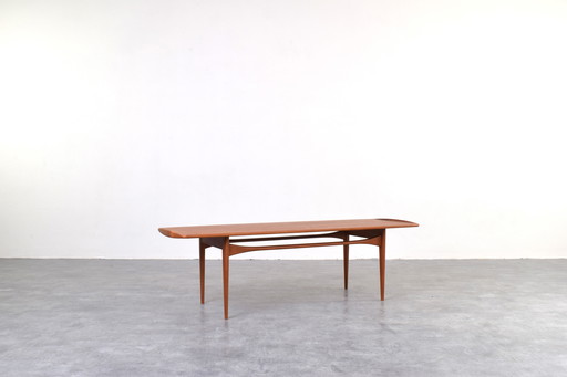 Table basse en teck du Mid Century par Tove Kindt-Larsen pour France & Søn / France & Daverkosen, années 1960