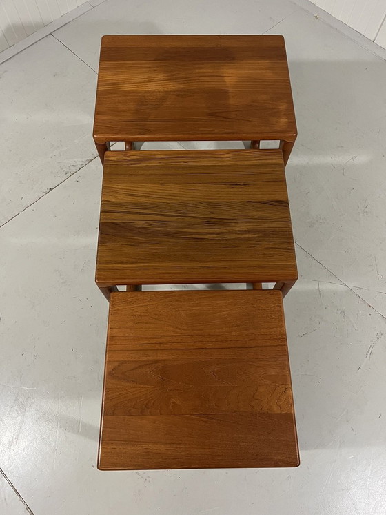 Image 1 of Br Gelsted Nesting Tables Mimiset With Drawer Denmark