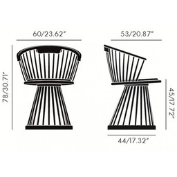 Image 1 of Silla de comedor Tom Dixon Fan Chair