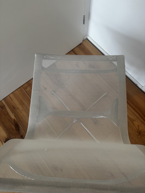 Image 1 of Authentic Vitra Mesh Chair – White / Chrome