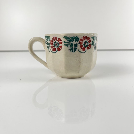 Image 1 of Antieke ijzerstenen beker voor verzamelaars, eind 19e - begin 20e eeuw.