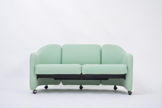 Image 1 of Italian Mid-Century Modern Two-Seater Sofa by Eugenio Gerli for Tecno, 1966