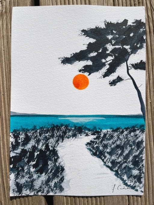 Esquisse d’artiste 21x15cm