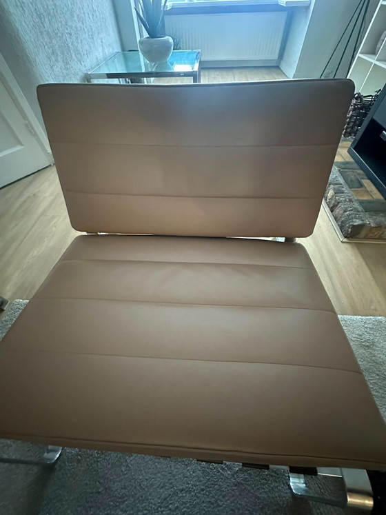 Minotti Delaunay Fauteuil Leren Beige Vintage – Fauteuils d'appoint, Leather (photo 3 of 8)