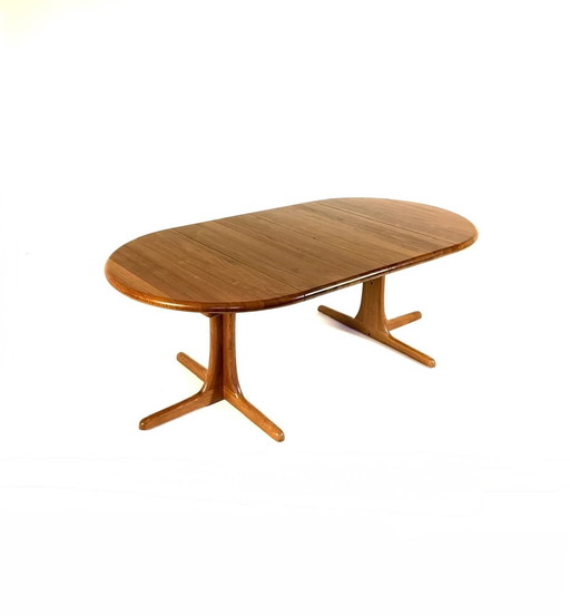 Table de salle à manger extensible vintage danoise, Juul Kristensen '70