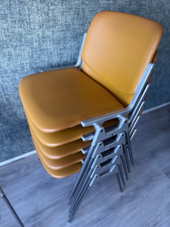 Image 1 of 6 sedie DSC106 di Giancarlo Piretti per Castelli, anni '60