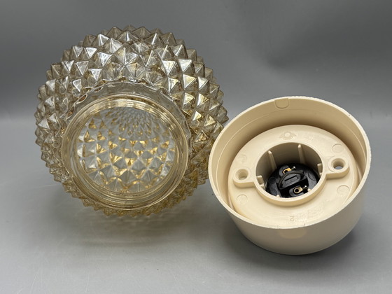 Image 1 of Vintage ceiling lamp in cut glass