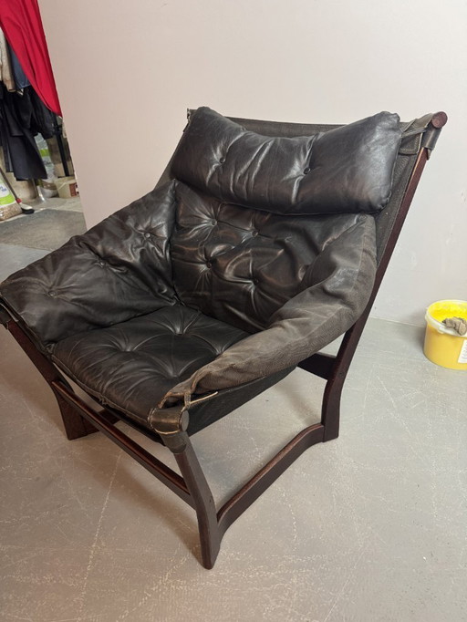 Design Mid-Century, set di 2, sedie a sdraio “Trega” di Tormod Alnæs per Sørlie Møbler, Norvegia, anni '70