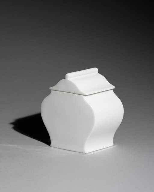 Rosenthal Tadao Amano Porseleinen Doos met Deksel Sakura 4101/2 Japan Postmodern SAKURA