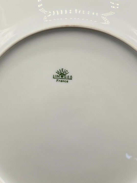 Piatto in porcellana di Limoges, bouquet di rose dipinto a mano, firmato Chris – Oggetti decorativi, Porcelain (photo 3 of 4)