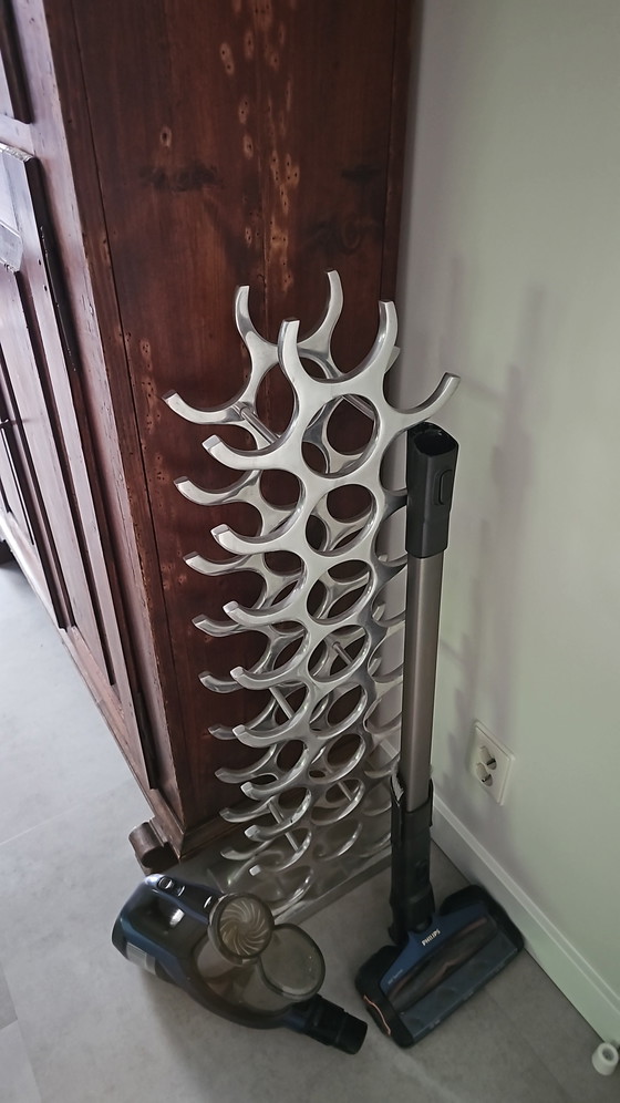 Image 1 of Svenska Living Wijnrek - 27 flessen - staal/chrome 