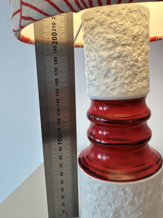 Image 1 of Draadloze tafellamp gemaakt van een vintage KPM-vaas - geschikt voor balkons