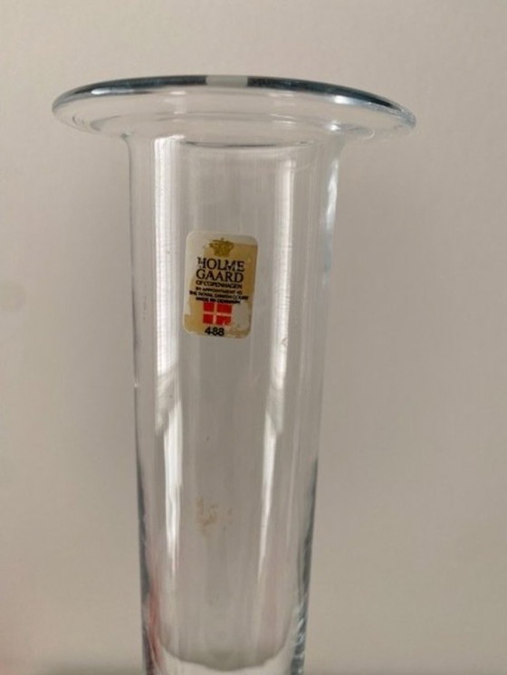 Image 1 of Holmegaard Per Lutken beautiful high crystal solifleur