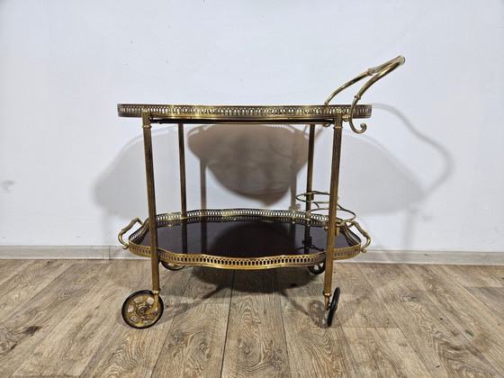Carrello bar francese vintage di Maison Jansen, anni '60 – Carrelli bar, Brass, Hollywood Regency (photo 6 of 21)