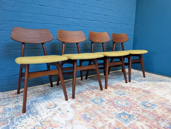 Image 1 of 4x Sedie vintage, Louis van Teeffelen, anni '60