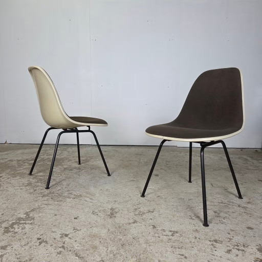 Eames Herman Miller, Vitra DSX chaises en fibre de verre années 60