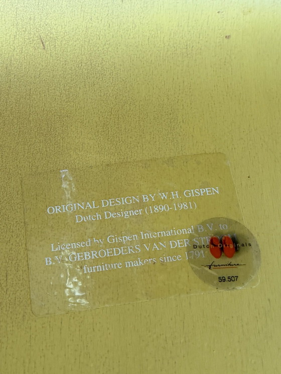 4x sedia Gispen 101 – Sedie da pranzo, Legno, Metallo (photo 12 of 12)