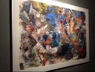 Image 1 of Henk van Gemert “Paysage” little gem. Technique, collage.