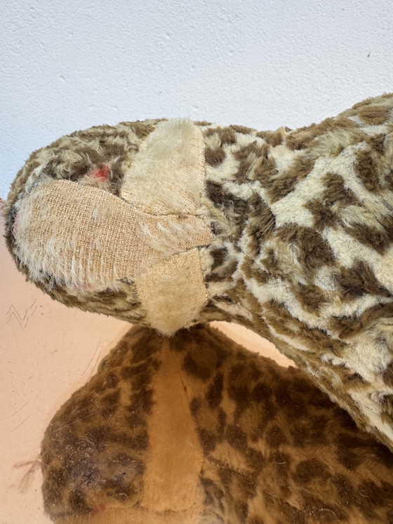 STEIFF pluche luipaard uit de jaren 50 – Decoratieve objecten, Textile (photo 5 of 15)
