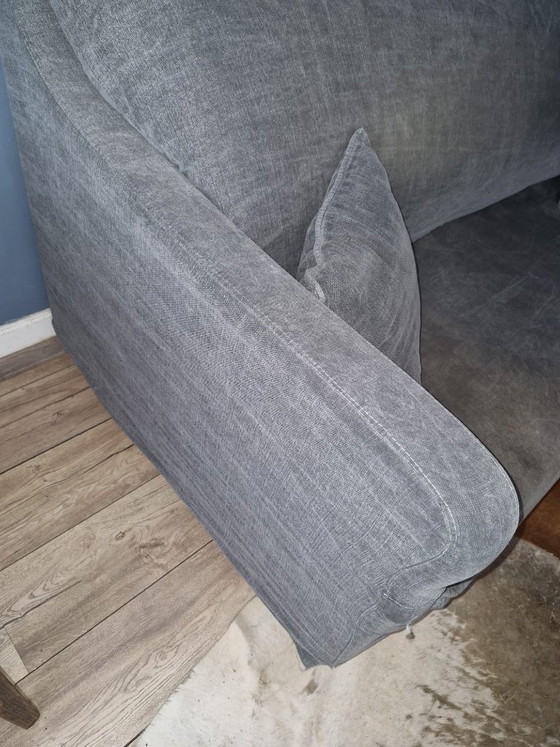 Set di divani tessili grigi a due e tre posti, Sofà, Tessile, Grigio, Modern (foto 8 di 15)