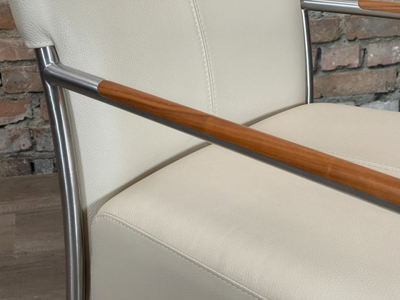Bert Plantagie Class - Ivoor Leer | Dutch Design – Fauteuils, Leather, Metal (photo 15 of 17)