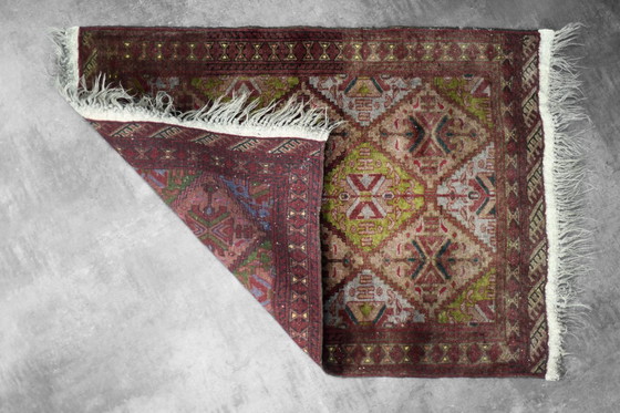 Image 1 of Tappeto Ersari orientale turkmeno vintage tessuto a mano, anni '50