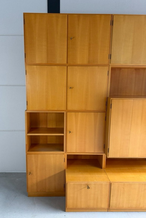 XXL vintage modular GE-EL Wall cabinet (straight), Wood, Brown (photo 4 of 23)