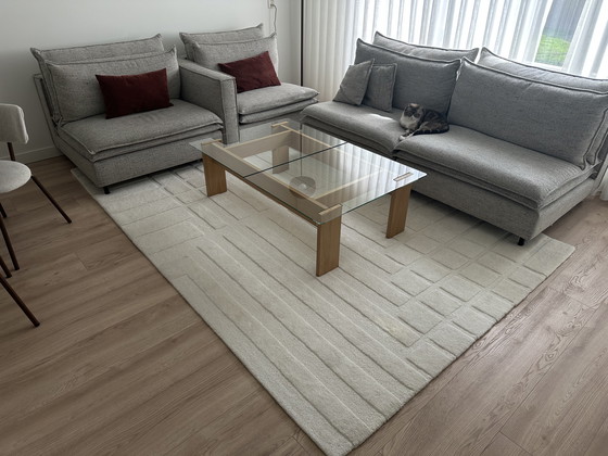 Image 1 of Benuta Wollteppich 200x300cm Yanis elfenbeinfarbener cremefarbener Teppich