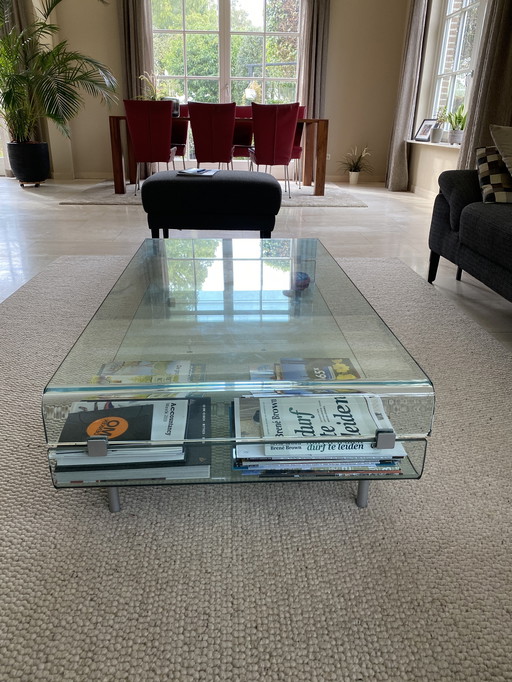 Table basse design en verre Fiam Italia