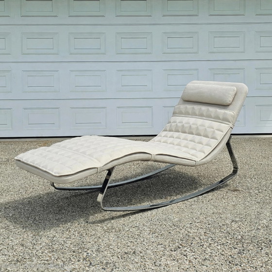 Chaise Longue Landscape B&B Italia, Metal, Textil, Crema, Modern (foto 4 de 14)
