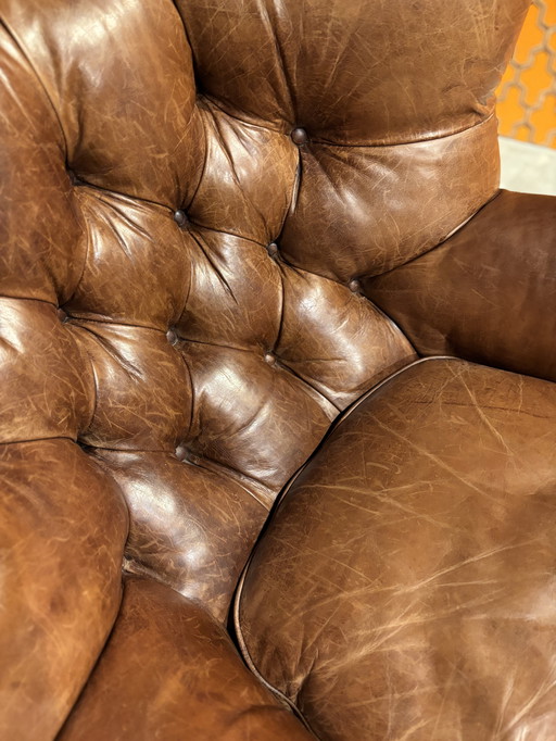 Vintage original Ralph Lauren Chesterfield Armchair
